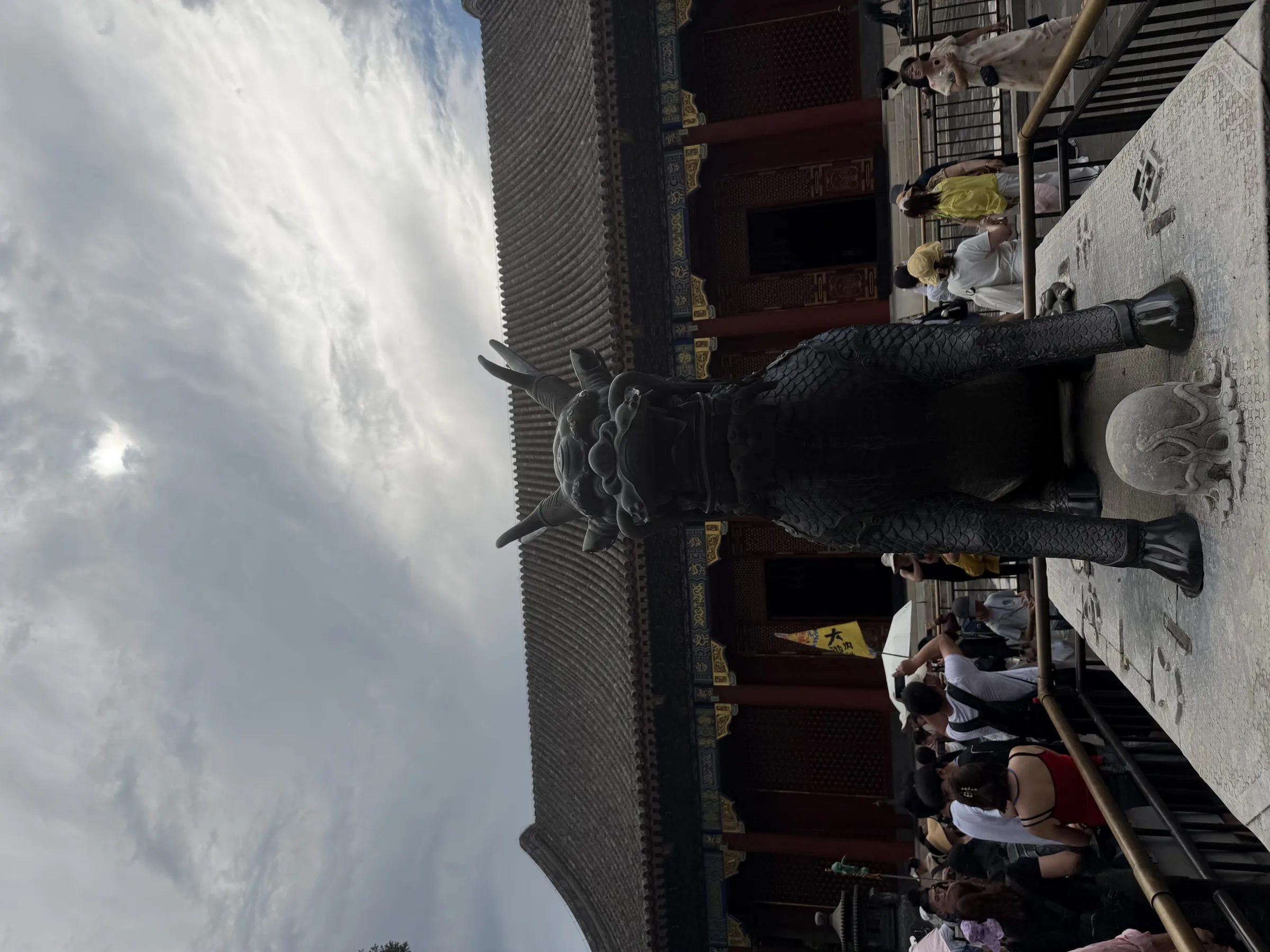 A monument standing against an open sky